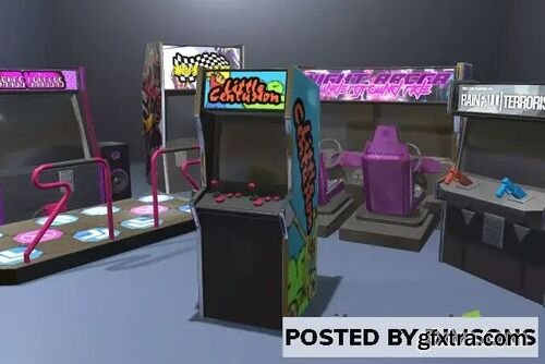 Retro Arcade Machines Pack v1.0