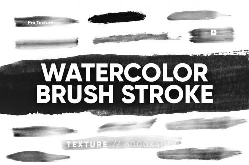 30 Watercolor Brush Stroke Texture HQ