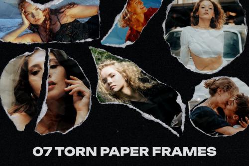 07 Torn Paper Frames