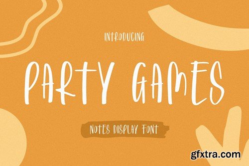 Party Games Notes Display Font 9FKNEMQ