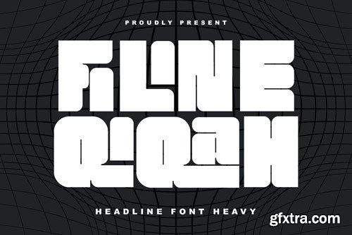 Filine Qiqah Heavy Sans Serif Font 2K7A72H