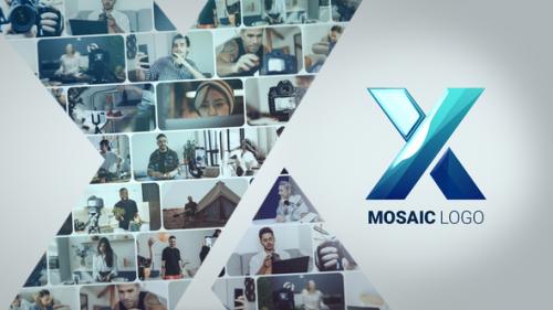 Videohive - Mosaic Logo Reveal - 49826998