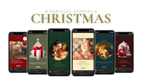 Videohive - Vertical Stories: Christmas (MoGRT) - 49832492