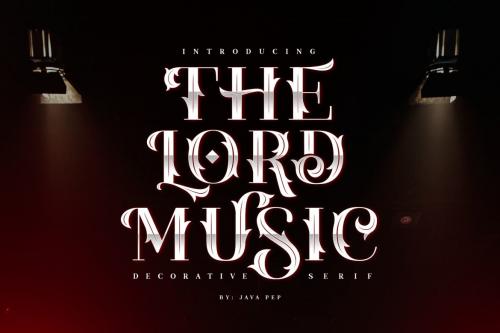 Deeezy - The Lord Music / Decorative font