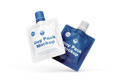 Deeezy - Doy Pack PSD Pouch Packaging Mockup