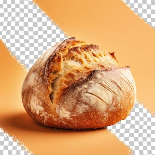 Bread Baked And Seen Against A Transparent Background