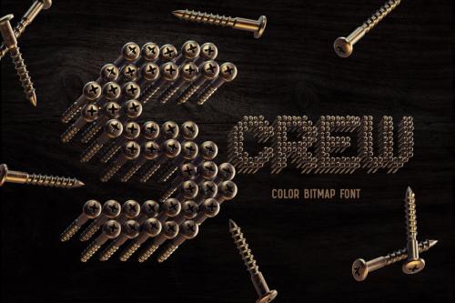 Deeezy - S-CREW - Bitmap Color Font