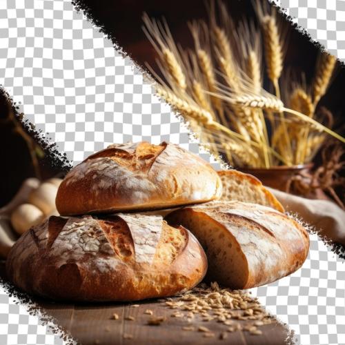Bread On Transparent Background With Good Health