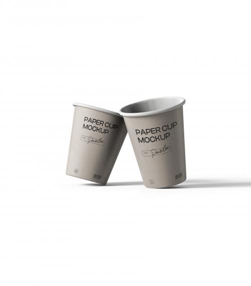Creatoom - Paper Cups Mockup V1 Front View