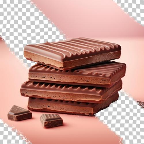 Chocolate Wafer On A Transparent Background