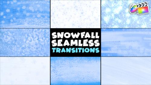 Videohive - Snowfall Seamless Transitions | FCPX - 49794186
