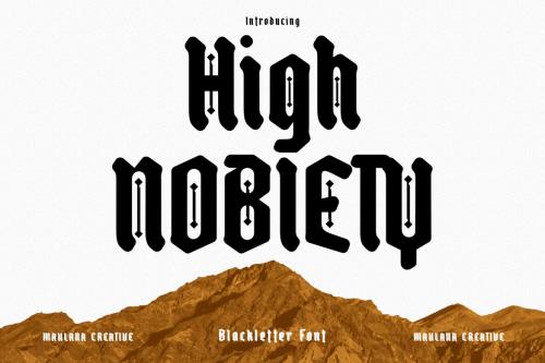 Deeezy - High Nobiety Modern Blackletter Font