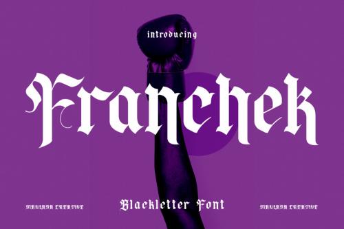 Deeezy - Franchek Modern Blackletter Font