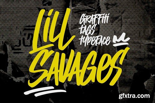 Lill Savages - Graffiti Tags Typeface PWHCV2F
