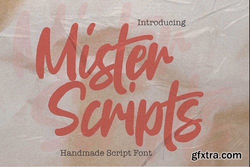 Mister Scripts - Handmade Script Font T69CVED