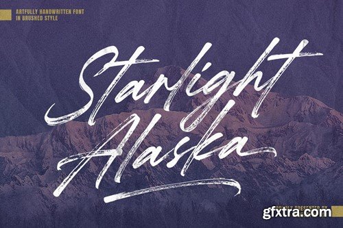 Starlight Alaska - Handwritten Script Font XLVM854
