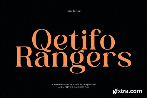 Qetifo-Rangers Modern Display Serif Font KV3BT8C