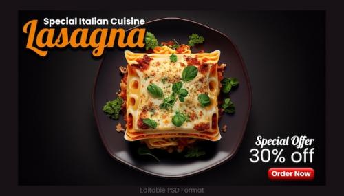 Lasagna Flayer Design
