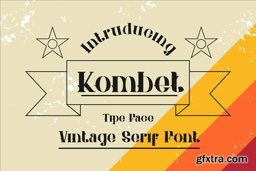Kombet - Vintage Font WPUWER3
