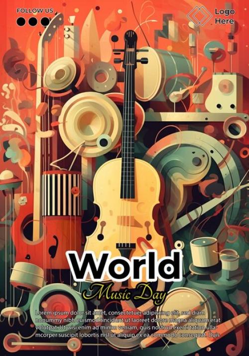 World Music Day Posterv