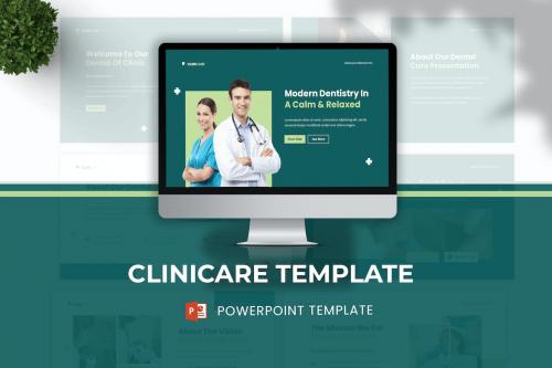 Clinicare Powerpoint Template