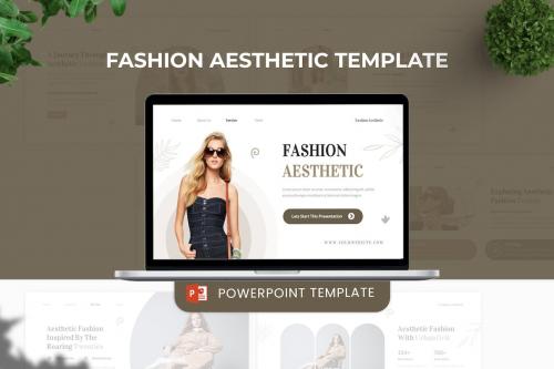 Fashion Aesthetic Powerpoint Template