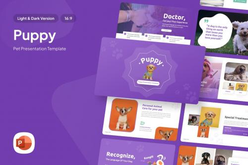 Puppy Purple - PowerPoint