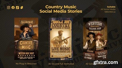 Videohive Western Music Instagram Stories 49859957