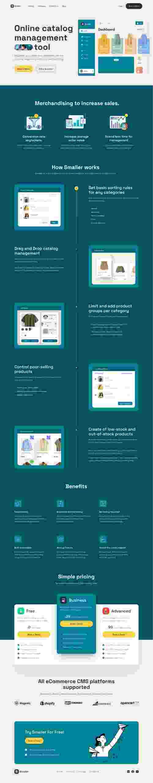 UIHut - Responsive e-Commerce Website UI Design Template - 22229