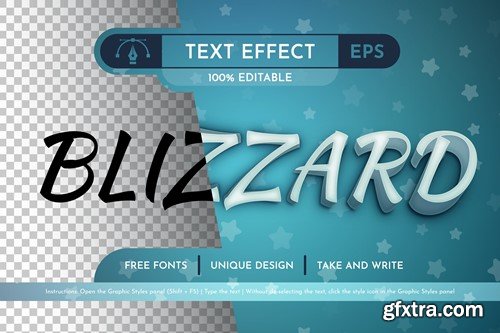 Blizzard - Editable Text Effect, Font Style PGMWKL9