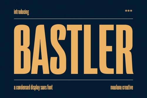 Deeezy - Bastler Condensed Sans Display Font