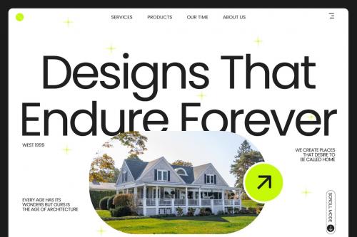 Interior Design Website Hero