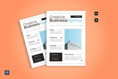 Modern Creative Business Agency Flyer 002