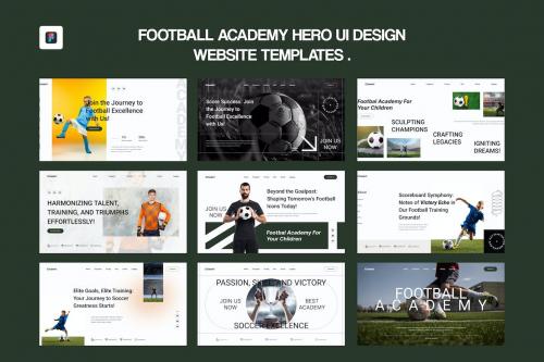 Football Academy UI Design