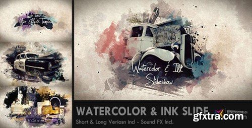 Videohive Watercolor & Ink Slideshow 8514684