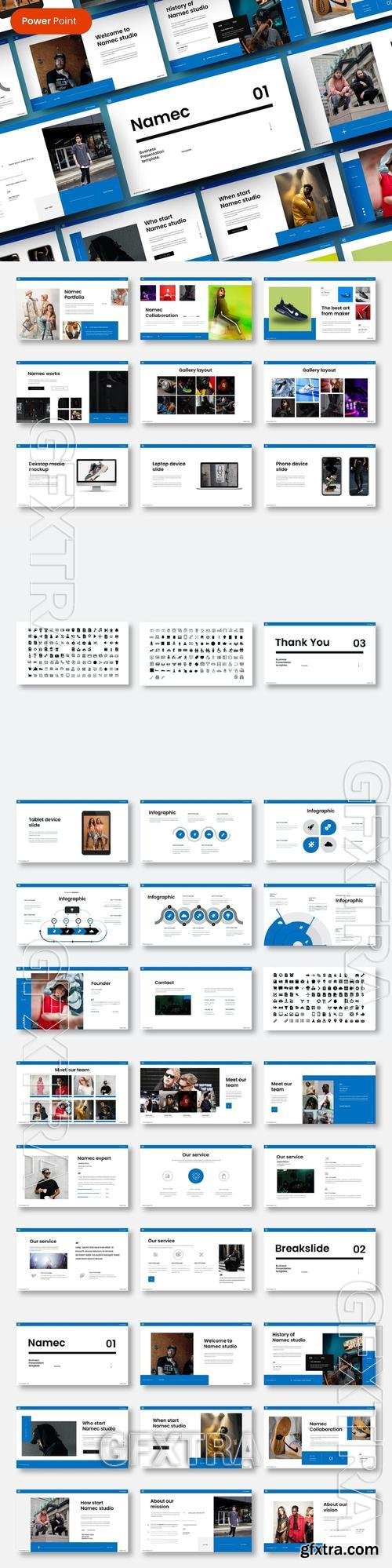 Namec - Business PowerPoint Template A8ZUUD8