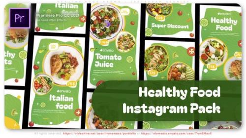 Videohive - Healthy Food Promo - Instagram Stories - 49839206