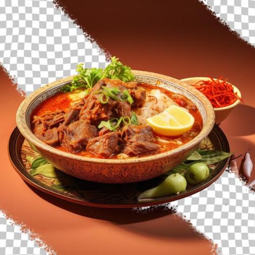 Asam Pedas Tetel A Renowned Delicacy From Melaka Malaysia Comprising Spicy Beef And Tripe