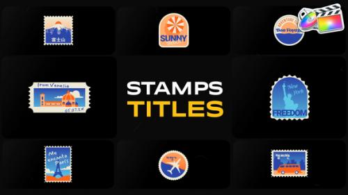 Videohive - Stamps Titles | FCPX - 49869230