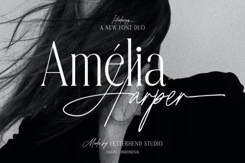 Deeezy - Amelia Harper Font Duo