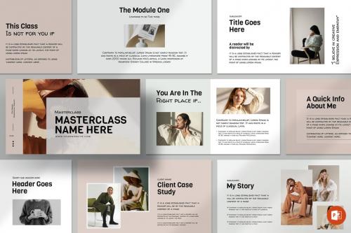 Masterclass Name Here PowerPoint Template
