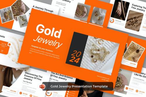 Gold Jewelry Presentation