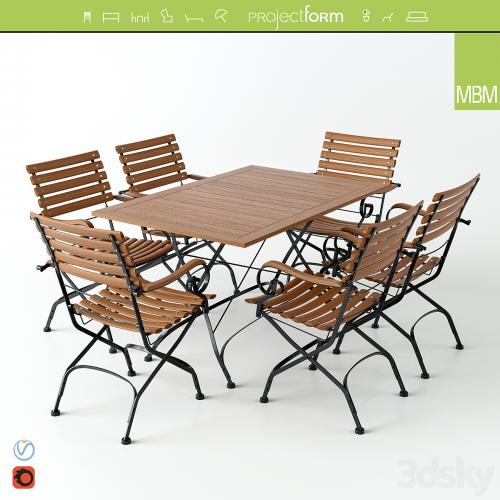 BRAZIL Table & Chair by MBM