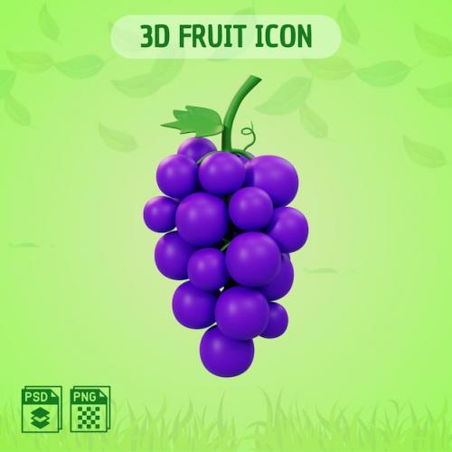 3d Icon For Fruit