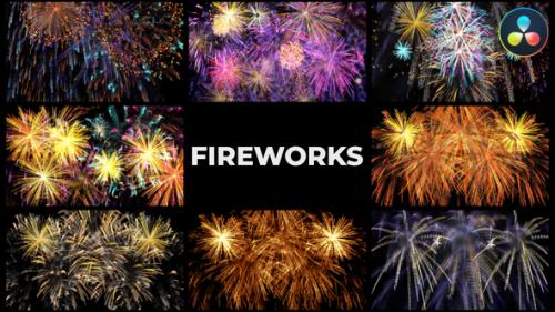 Videohive - Fireworks for DaVinci Resolve - 49869016
