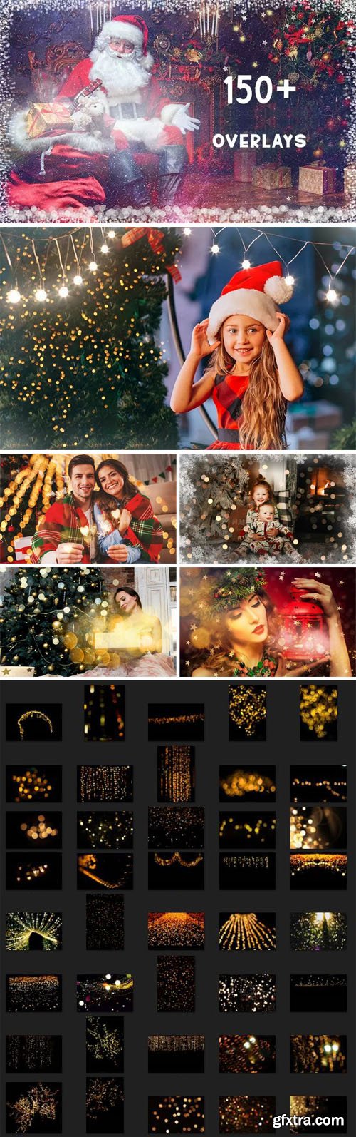 150+ Holiday Overlays Collection for Photoshop