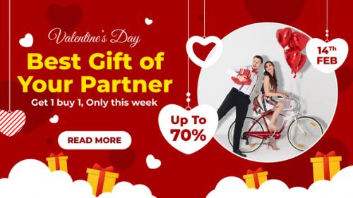 Videohive - Valentine's Day Sale Promo MOGRT - 49963545
