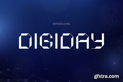 Digiday - Futuristic Font H6EKVQK