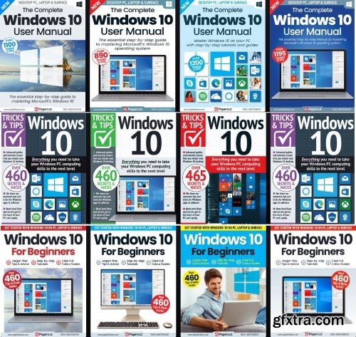 Windows 10 The Complete Manual, Tricks And Tips, For Beginners - 2023 Full Year Issues Collection
