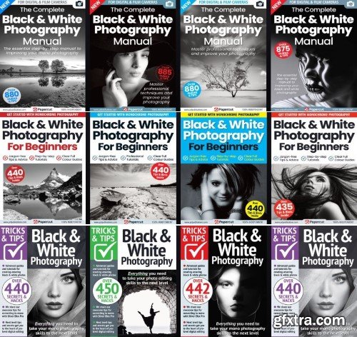 Black & White Photography The Complete Manual, Tricks And Tips, For Beginners - 2023 Full Year Issues Collection